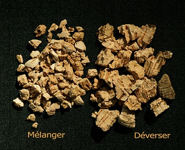 Granulé de liège naturel